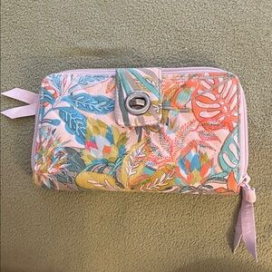 Vera Bradley Tropical Floral Wallet